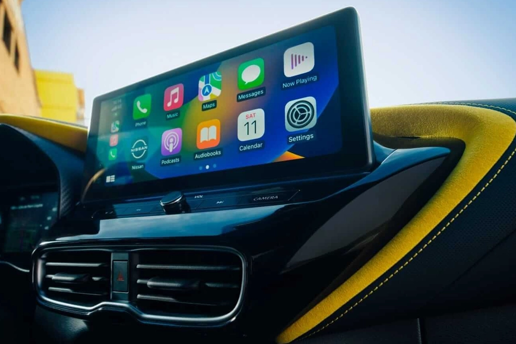 Intérieur moderne du Nissan Juke avec écran tactile